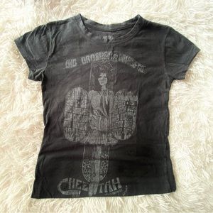 Big brother and holding band tee.